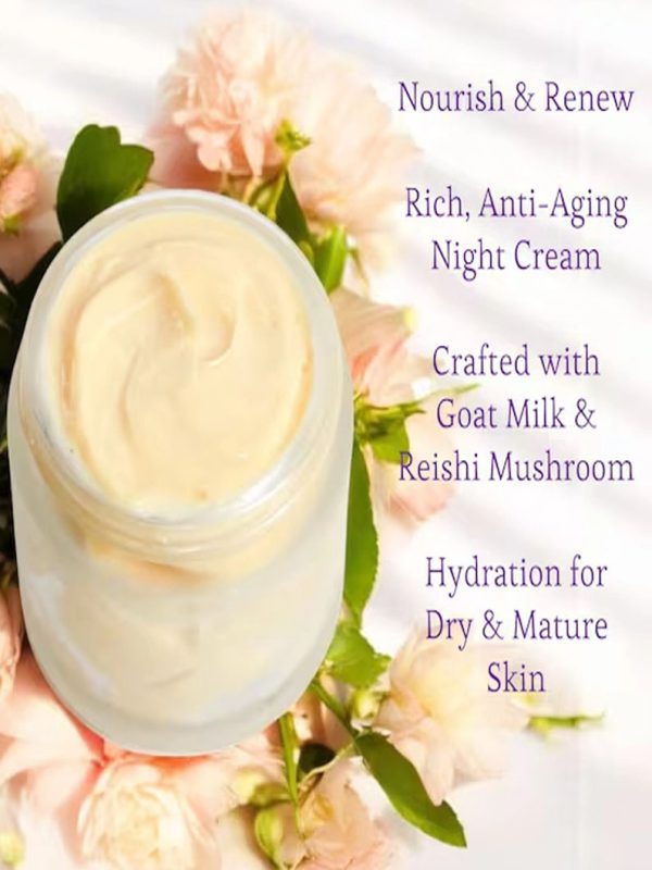 Divine Renewal All Natural Goat Milk Anti-Aging Cream Hydrating Face Moisturizer For Dry And Mature Skin Cream For Fine Lines And Wrinkles