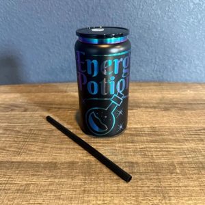 Energy Potion 16 oz Iridescent Soda can style Tumbler w/Lid and Straw