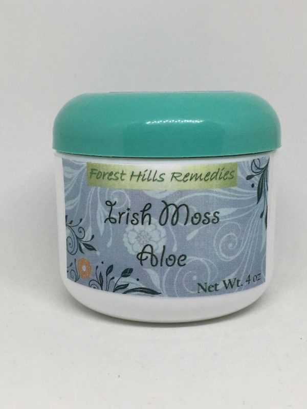 Irish Moss and Aloe Vegan Cream, Organic, All Natural, Best Face and Body Hydrating, Quickly Absorbed, Retail & Wholesale