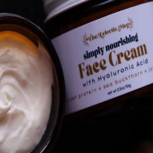 Nourishing Face Cream w/ Hyaluronic Acid, Rosehip Oil, and Oat Protein