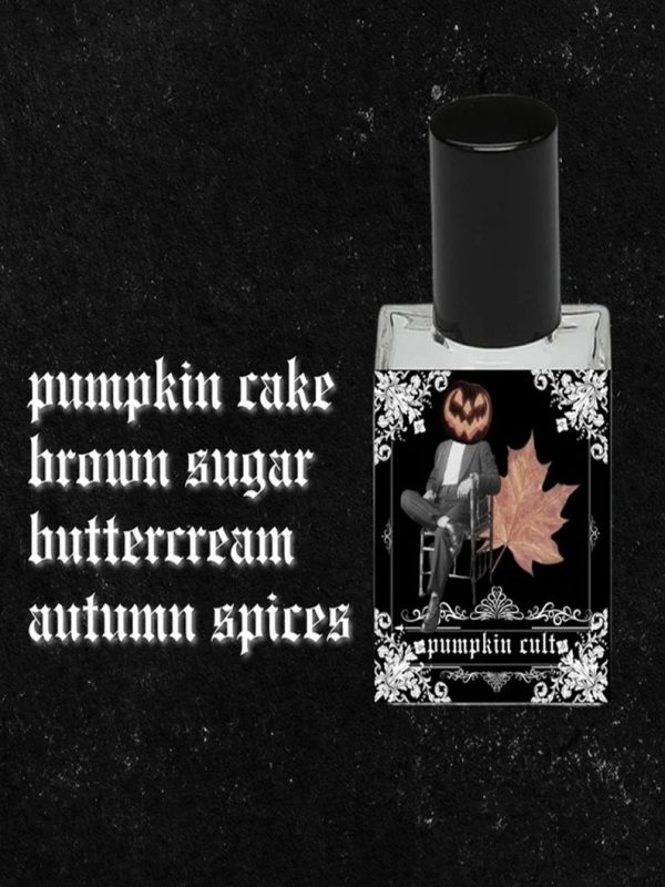 PUMPKIN CULT // Pumpkin, Brown Sugar, Cinnamon, Clove, Pie Crust, Vanilla Buttercream, Nutmeg, Pine, Lemon, Cardamom // Witchy Perfume