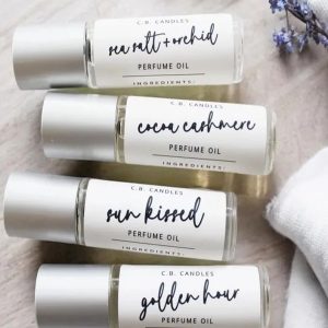 Perfume Oil, Rollerball, Travel Size, Multiple Scents, .33 oz