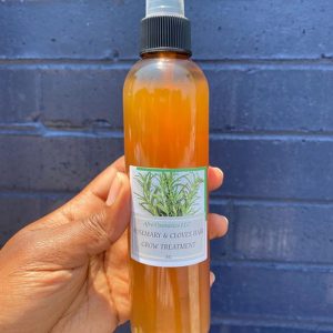 Hair Growth Oil with Rosemary, Cloves & Castor Oil, 100% Natural Organic Hair Oil 8 oz
