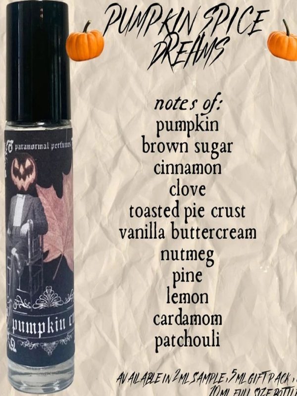 PUMPKIN CULT // Pumpkin, Brown Sugar, Cinnamon, Clove, Pie Crust, Vanilla Buttercream, Nutmeg, Pine, Lemon, Cardamom // Witchy Perfume - Image 2